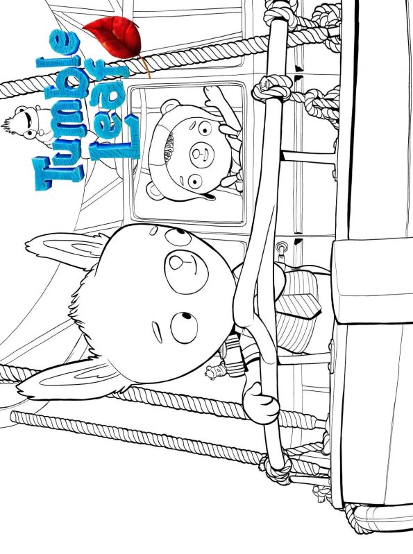 Kids-n-fun.com | Coloring page Tumble Leaf Fig and Maple